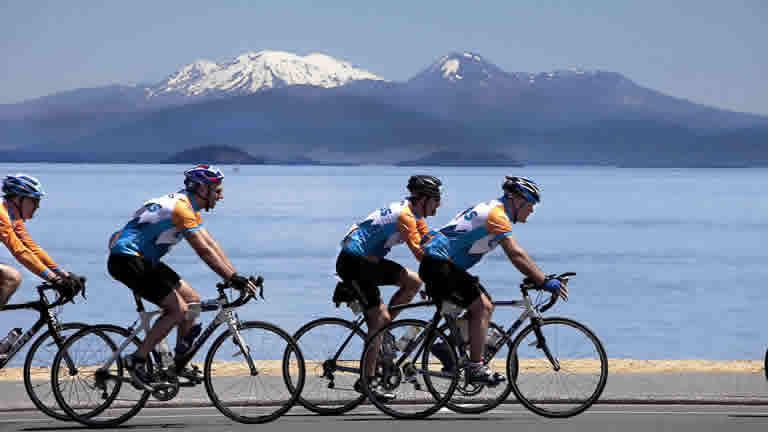 Taupo accommodation for cycle challenge