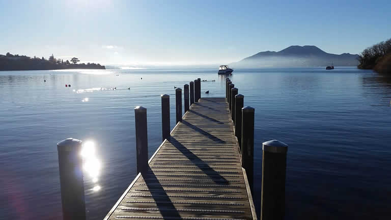 Acacia Bay, Taupo from Riverside Accommodation