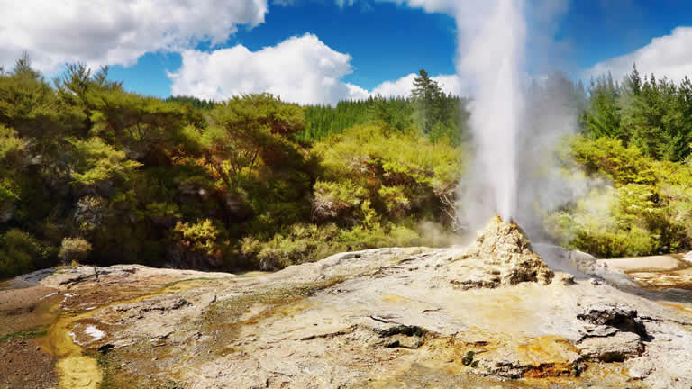 Rotorua Taupo geothermal geysers