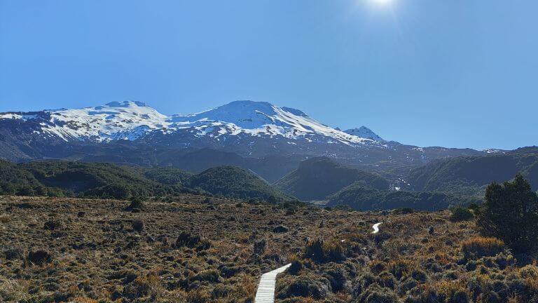 Round the Mountain (Ring of Fire) Mangaturuturu valley boardwalk, book accommodation Taupo