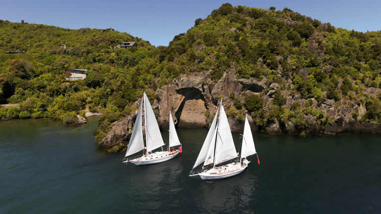 Sail Fearless Sail Barbary Taupo NZ accommodation